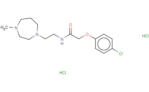 2-(4-CHLOROPHENOXY)-N-(2-(HEXAHYDRO-4-METHYL-1H-1,4-DIAZEPIN-1-YL)ETHY L)ACETAMIDE 2HCL